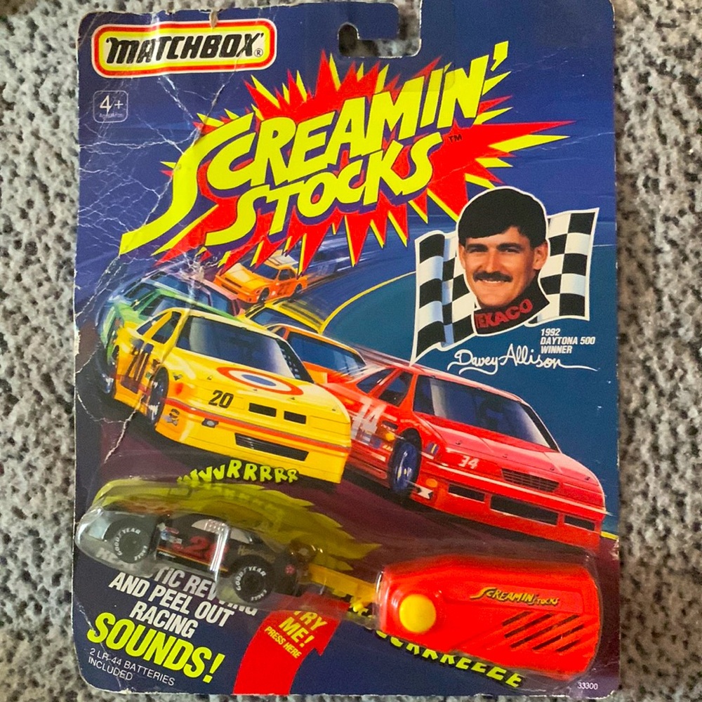 Matchbox Collectible Screamin Stocks Dave’s Allison 1992 Daytona 500 Winner